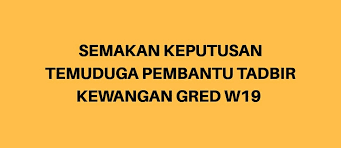 Cara mudah anda perlu ke tab aplikasi online ( rujuk gambar ) pada laman web spa tersebut. Semakan Keputusan Temuduga Pembantu Tadbir Kewangan W19 Spa