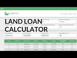 Take advantage of low mortgage rates before it's too late. Loan Calculator For Buying Land Land Loan Calculator Youtube