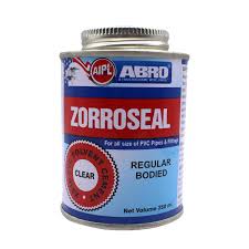 Make certain it says pvc glue. there are a lot of similar glues on the market but only specifically formulated glue will work on pvc pipes. Abro Zs10p 250 T Zorroseal Solvent Cement For Pvc Pipes Fittings Fast Setting Liquid Adhesive For Plumbing Sewage Systems 250ml Amazon In Car Motorbike