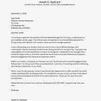This cover letter works well for a general cover letter and can be very good for customer relationship, inside sales, store managers or restaurant employees. Application Letter For Customer Care Job