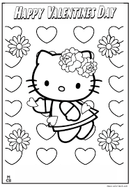 These free grandparents day coloring pages are the perfect way to touch a grandparent's heart this. Hello Kitty Valentine S Day Coloring Pages