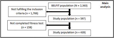 Flow Chart Of The Study Population The Complete Belfit