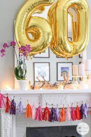 Diy Birthday Decoration Ideas To Delight The Guest Of Honor 60th Birthday Decorations 60th Birthday Party Birthday Party Decorations Diy
