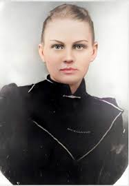 I did a little enhancing of my great Aunt Annie Bowden White's picture.