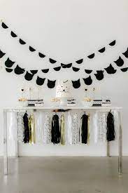 I popink, black and white colositively love the layout of your blog, and the creativity used with the pink, black and white colors. Kara S Party Ideas Black White Kitty Birthday Party Kara S Party Ideas