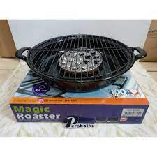 Tentu anda memerlukan alat yang tepat agar semakin mudah untuk dilakukan bersama keluarga. Alat Pemanggang Pembakaran Sosis Ikan Daging Bbq Kompor Magic Roaster Maspion 34 Cm Shopee Indonesia