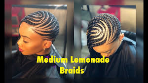 Lemonade braids have been popular for ages, and it's not hard to see why. Medium Lemonade Braids Feed In Braids Youtube