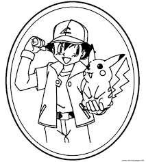 For much more picture similar to the image given above you can browse the below related images section at the end of the site or maybe exploring by category. Ash And Pikachu S8744 Coloring Pages Printable