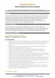 business process analyst resume samples