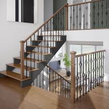 Mission handrail is popular with contemporary cable railing systems and homes with a modern aesthetic. Colonial Elegance Contemporary Maple Handrail 6 Natural Wm114 H06 Rona