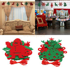 You can also decorate your entryway itself with a flurry of flags by creating a doorframe banner or making your own flag garland by suspending smaller flags from a cotton clothesline. Christmas Wall Hanging Decorations Home Furniture Diy Merry Christmas Banner Pennant Hanging Flag Banner Bunting Xmas Party Decoration Home Furniture Diy Celebration Occasion Supplies