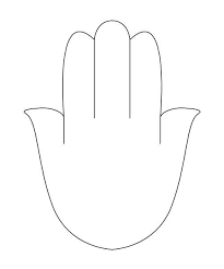 Hamsa Hand Template Google Search Hamsa Art Hamsa Drawing Hamsa