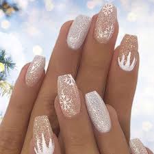 Maybe you would like to learn more about one of these? Amazon Com Favelo Bling Fake Nails Coffin Press On Nails Short Acrylic False Nails Tips Party Christmas Nails For Women And Girls 24pcs Beauty
