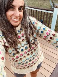 Sanguine sweater finished and worn today