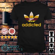 Miller Light Adidas Addicted Shirt Hoodie Sweater And V Neck T Shirt