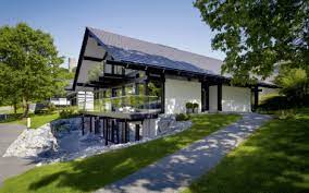 The story behind the house. Design Haus Art 5 Green In Glas Und Holz Architektur Von Huf Haus Lifestyle Und Design
