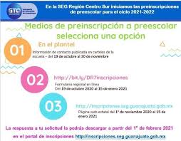 Coordinación general de control escolar. Ya Comenzaron Las Preinscripciones 2021 Para Pequenos Salmantinos De Preescolar Y Primaria El Salmantino