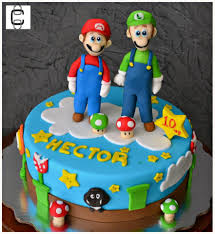 Luke as luigi and nicholas as mario. Mario Bros And Luigi Themed Party Cake Ideas Mario Luigi Fondant Birthday Cakes Pastel De Fondant Con Tema De Mari Themed Birthday Cakes Cake Party Cakes