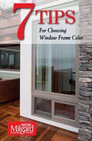 7 Tips For Choosing Window Frame Color Do You Want Your Windows To Stand Out Or Blend In Is Your Home Tr Window Frame Colours Windows Exterior Window Frame