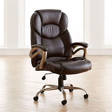 Brylanehome Extra Wide Memory Foam Office Chair Cognac 0 Furniture Chair Office Chairs For Sale