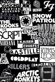 Pin Preetivicki Music Collage Rock Band Posters Band Wallpapers