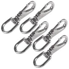 Product titlemeyco hsnap stainless steel snap hook for safety cov. Accessories 304 Stainless Steel Swivel Eye Boat Snap Hook Spring Clips Keychain Pet Chains Sporting Goods