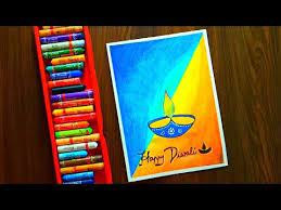 Diwali Card Drawing Very Easy With Oil Pastels For Beginners Step By Step Youtube Diwali Drawing Card Drawing Oil Pastel Drawings Easy The best representation of diwali is surely a diya! diwali card drawing very easy with
