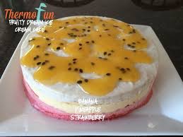 Thermofun Layered Fruity Dream Ice Cream Cake Recipe Thermofun Thermomix Recipes Tips Recipe Cake Recipes Ice Cream Cake Recipe Thermomix Recipes