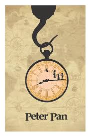 Peter Pan Print Modern 11x17 Peter Pan Inspired Print Peter Pan Inspired Silhouette Print Peter Pan Disney Disney Posters Peter Pan And Tinkerbell