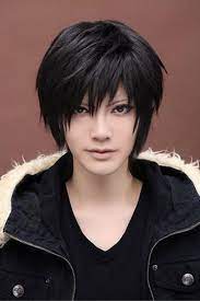 Fashion High Quality Short Straight Men Wig Razored Haircuts Short Straight Hair Wig Hairstyles