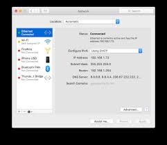 Is Ethernet Sharing Over Wifi From A Mac Supposed To Hand Out 192 168 2 1 As The Dns Server Ask Different