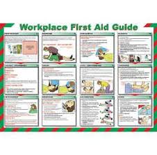 Workplace First Aid Guide Chart From Signs Plastic