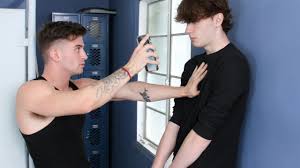 Hot Twink Gets Caught Masturbating in Public Bathroom and Gets His Ass  Fucked by Monster Cock