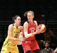 Emma meesseman is a belgian professional basketball player for ummc ekaterinburg. Emma Meesseman 33 Right Of The Washington Mystics Works Against Breanna Stewart 30 Of The Seattle Storm Basketball Girls Uconn Basketball Basketball Goals
