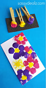 I love how potato painting turns into some colorful spring flowers in this fun craft idea. Flower Pom Pom Painting Craft For Kids Crafty Morning