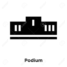 It's a symbol of america's history of lynchings. Podium Icon Vector Isolated On White Background Logo Concept Of Podium Sign On Transparent Background Filled Black Symbol Royalty Free Cliparts Vectors And Stock Illustration Image 107879948