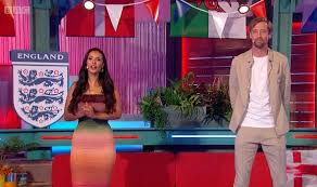 It was originally meant to be a companion show to the bbc's euro 2020 coverage, mixing. Maya Jama Distracts Bbc Viewers With Tight Dress Bloomin Heck Tv Radio Showbiz Tv Express Co Uk