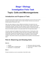 A wilted plant looks wilted because the vacuoles of the cells do not have. Cells And Microorganisms Investigation Folio Biology Year 11 Sace Thinkswap