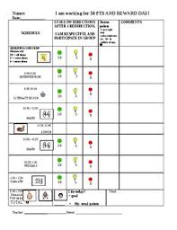 Behavior Chart For Tracking Rti Mtss Progress Monitoring Behavior Iep Goals