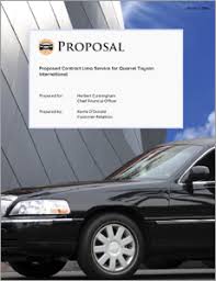Limousine Transportation Services Sample Proposal Transportation Services Business Proposal Examples Proposal
