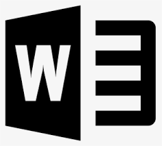 The only color is the background strip at the top of the display. Word Icon Png Images Free Transparent Word Icon Download Kindpng