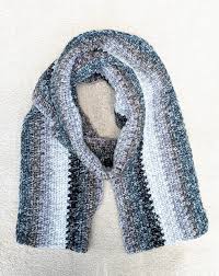 The hood is crocheted by using the same pattern as the scarf, only you do not chain as many. Crochet Men S Scarf Cool Ombre My Crochet Space
