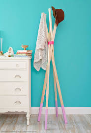 Coat tree 1 4×4 post 8 hooks one fence topper 4. Diy Coat Rack Hang Your Hat In Style More