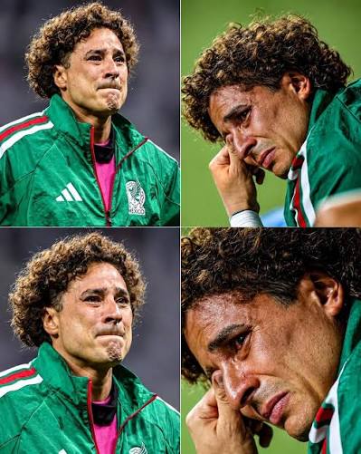 Guillermo Ochoa đã không kìm được nước mắt sau khi Mexico phải dừng bước  tại FIFA World Cup. Trận đấu chuyên nghiệp cuối cùng trong sự nghiệp của  thủ thành huyền thoại