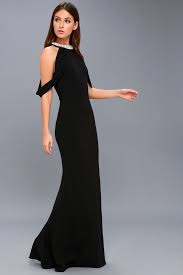 Grand Entrance Black Pearl Maxi Dress In 2020 Embellished Maxi Dress Maxi Dress Blue Womens Formal Gowns