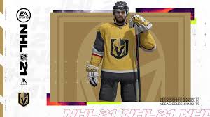 The golden knights new jerseys don't have extravagant feathers protruding from every angle like a las vegas showgirl, but they're about as close as the team and adidas could get. Vegas Golden Knights On Twitter The Gold Jersey Has Arrived In Nhl21 Download Today S Update And Go Gold With Us Vegasgoesgold