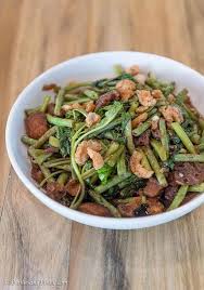 Adobong Sitaw At Kangkong With Chicharon Panlasang Pinoy Recipe Recipes Easy Healthy Recipes Sitaw Recipe