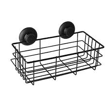 Alise Gx801 B Non Drilling Shower Caddy Bathroom Basket Storage Suction Cups Mount Sus 304 Stainless Ste Bathroom Basket Storage Bathroom Baskets Shower Basket