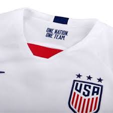 The jersey, which features a dazzle camouflage design in navy blue and red, is the same one that leaked online earlier this week. 2019 Womens Nike Uswnt Home Jersey Soccer Master