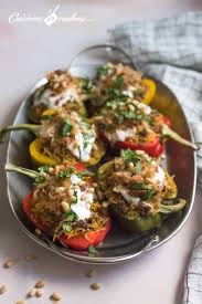 Poivrons Farcis 9 Poivrons Farcis A La Viande Hache Et Au Riz In 2020